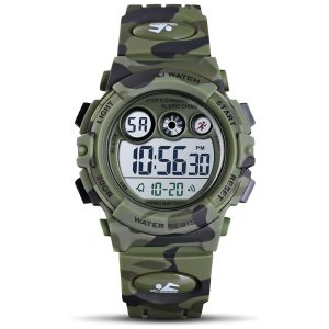 Relógio Digital com Cronômetro para Crianças de 5 até 15 Anos GOLDEN HOUR Verde