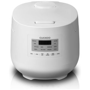 Panela de Arroz CUCKOO CR-0641F 6 Xícaras (Cru) / 12 Xícaras (Cozido) Micom 11 Modos Tecnologia Fuzzy Logic Tigela Antiaderente Auto-Limpeza.
