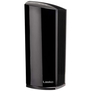 Purificador de Ar para Espaços até 21m2 com Temporizador e Filtração HEPA Remove 99 de Fumaça Odores Pelos Partículas Pequenas Pólen e Mofo Lasko LP450 Preto