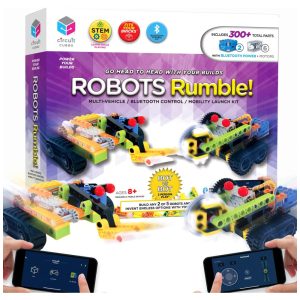 Kit de Circuito Robótico com Controle Remoto para Crianças a Partir de 8 Anos Circuit Cubes