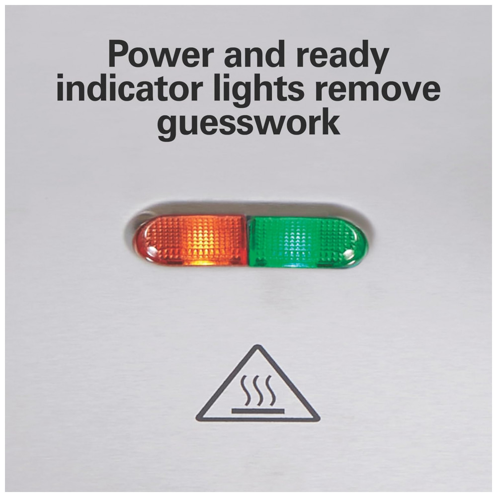 Máquina de Sanduíche Hamilton Beach Elétrica com Placas Antiaderentes Livres de PFAS, Prepara Sanduíches Recheados, Omeletes, Compacta - Imagem 7