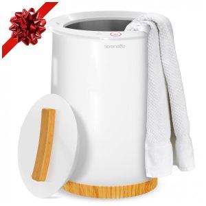 Aquecedor de Toalha Elétrico até 2 Toalhas com Desligamento Automático 110V SereneLife Branco