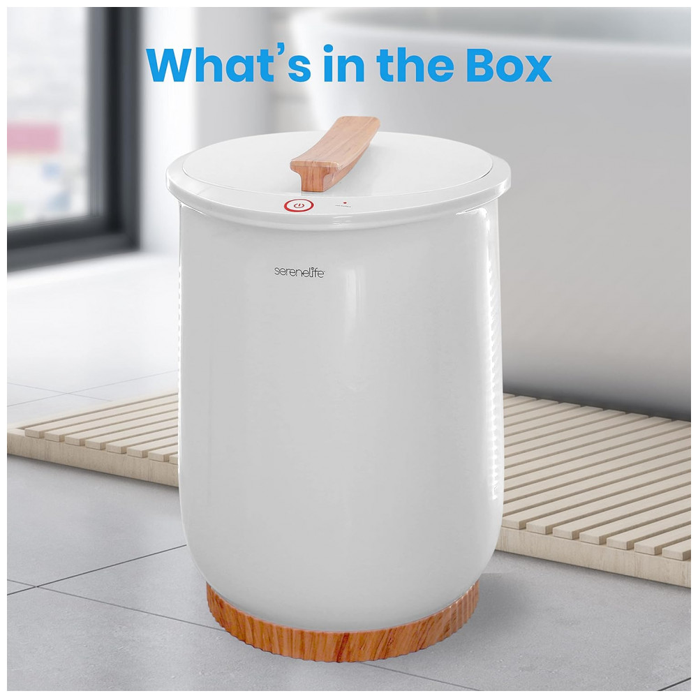 Aquecedor de Toalha Elétrico até 2 Toalhas com Desligamento Automático 110V SereneLife Branco - Imagem 7