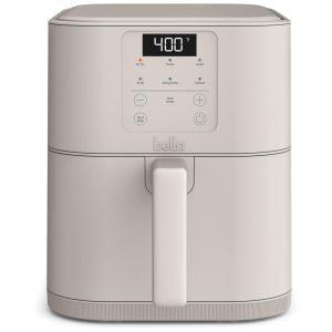 BELLA Air Fryer Slim 6 Litros com Revestimento Cerâmico EverGood 6 Opções de Cozimento e Capacidade para 227kg