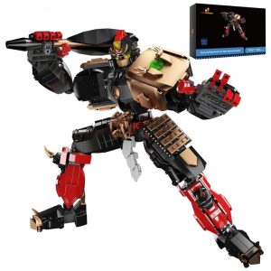 Kit de Construção Robô Zhang Fei Black com 920 Peças JMBricklayer Preto