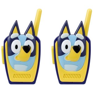 Rádio Comunicador Walkie Talkie ekids Bluey para Crianças Design Exclusivo para Fãs de Bluey Ideal para Bebês e Crianças Pequenas.