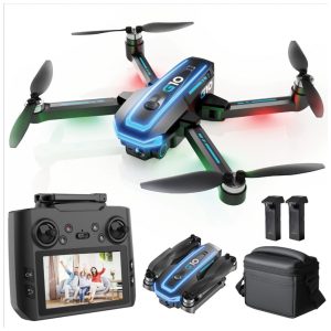 Drones GPS com Câmera 4K para Adultos Tela HD no Controle Modo Siga-me Longo Tempo e Alcance de Voo UFLYTOO