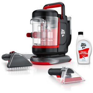 Extratora e Higiniezadora de Carpetes e Estofados Portátil com Sucção Poderosa Compacto e Leve Dirt Devil FD13000 Preto e Vermelho