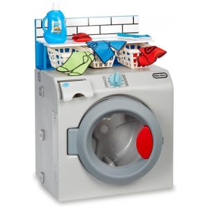 Maquina de Lavar Roupas Realista com 11 Acessórios Idade Rec 2 a 8 Anos Little Tikes