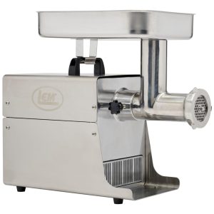 Products Moedor de carne elétrico Big Bite de aço inoxidável LEM Prateado