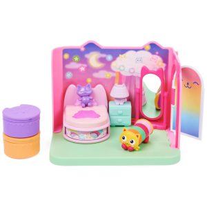 Quarto dos Sonhos com 6 Acessórios para Crianças a partir de 3 anos GABBYS DOLLHOUSE 20133479 Rosa