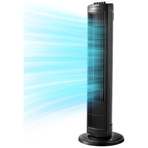 Ventilador de Torre 3 Velocidades com Temporizador de Desligamento Automático 110V 38W PELONIS PFT28A2BBB Preto