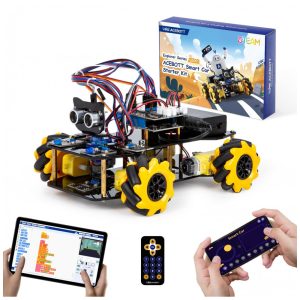 Kit Robótico ACEBOTT QD001 carro 4WD com rodas Mecanum compatível com Arduino Scratch e app