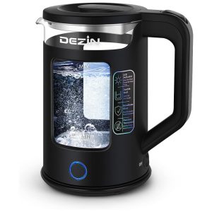 Chaleira Elétrica 1.5L com Desligamento Automático 1200W 110v DEZIN DZ350 Preto