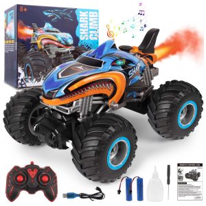 Carrinho de Controle Remoto Escala 116 para Adultos e Crianças com Bateria Recarregável BESWIT MK724A Azul