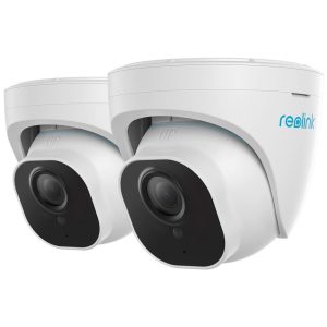 Câmera de Segurança REOLINK 4KB com Detecção de Pessoas e Cartão Micro SD 256gb 2 Peças
