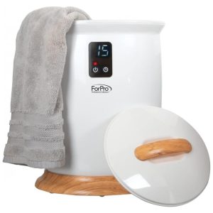 Aquecedor de Toalha Elétrico 18 Litros com 4 Configurações de Temporizador 110V ForPro Professional Collection Branco