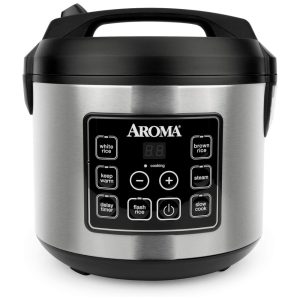 Panela Elétrica de Arroz 4 L 650W preta 110v AROMA HOUSEWARES ARC 150SB Preto