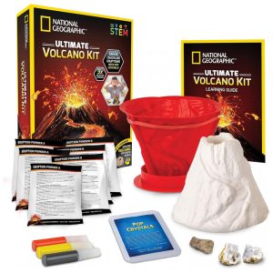 Kit de Ciência de Vulcão em Erupção com Sons Emocionantes para Crianças National Geographic