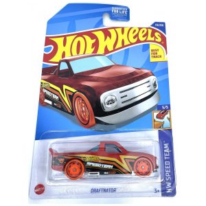 Carrinho Hot Wheels Draftnator Treasure Hunt HW Speed Team 55 vermelho 113250