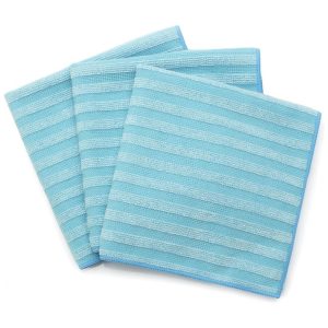 Panos de Limpeza de Microfibra Dupla Ação Extra Grande 3 Unidades Fuller Brush