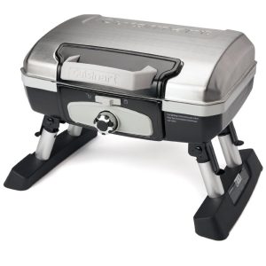 Grill Churrasqueira Gás Aço Inox. 110v CUISINART CGG 180TS Prateado
