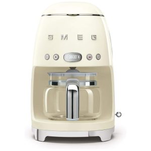 Cafeteira Elétrica Retrô creme SMEG Retro Style Coffee Maker Machine Beje