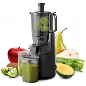 Centrifuga de Frutas com Motor Potente Fácil de Limpar Sem BPA e Resistente a Impactos 110V 150W Elite Gourmet Preta