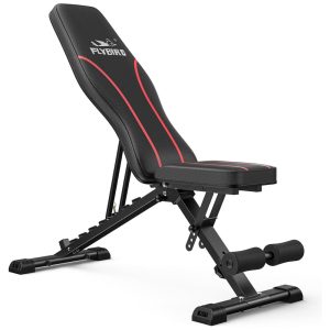 Banco Multiuso para Treino Corpo Inteiro em Casa FLYBIRD Preto