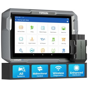 TOPDON ArtiDiag900 Lite: Scanner Automotivo com Teste Bidirecional Diagnóstico Wireless OBD2 para Todos os Veículos