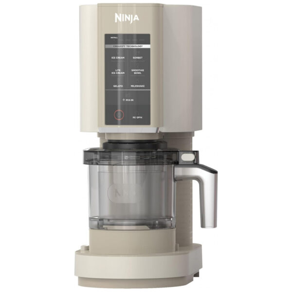 Máquina de Sorvete Ninja CREAMi para Gelato, Milkshakes, Sorbet, Bowls de Smoothie, 7 Programas com um Toque, com 2 Recipientes de 473ml com Tampas,