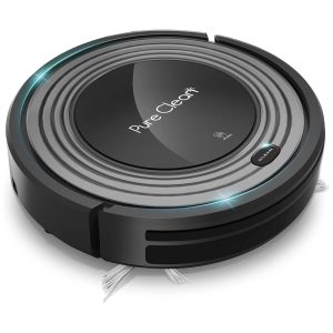 Aspirador de Pó Robô Inteligente e Automático Ideal para Pelos 24W SERENELIFE PUCRC96B.8 Preto