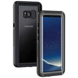 Capa Celular Prova Dágua IP68 Samsung Galaxy LANHIEM LH WP S8 Preto