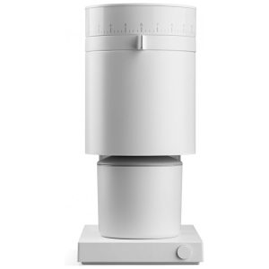 Moedor de Café Fellow Opus Branco Fosco Moedor Cônico com 41 Ajustes para Espresso Pour-Over French Press e Cold Brew