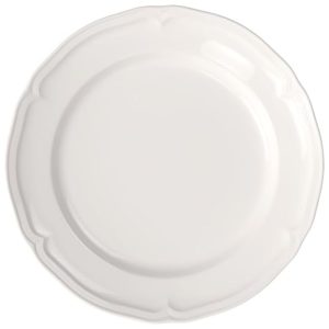 Prato de Jantar de 26 cm com Formato Redondo e Material de Porcelana Villeroy Boch Branco