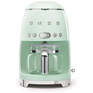 Máquina de Café Expresso 50s Retro 20 Bar Tanque de 10 Xícaras 110v SMEG DCF02PGUS Verde