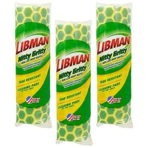 Refil Rodo Mop Libman Nitty Gritty 3 Unidades Verde e Amarelo
