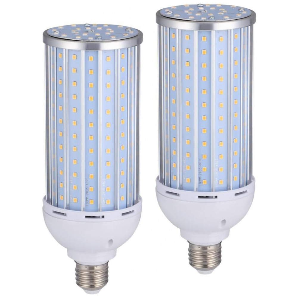 Lâmpada de LED com Soquete E27, 3000K Branco Quente, 2 Unidades, Bulbos de LED E27, Lâmpada de Milho LED 60W, Luz Candelabro LED, AC 85-265V para Cafe - Imagem 2