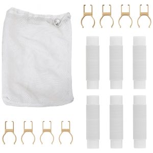 Set de Tubos Sensoriais e Clipes Guidecraft Plástico Resistente Transparente Jogos STEM e Atividades Motoras 6 Tubos de 1 Metro + 8 Clipes + Bolsa de Tela