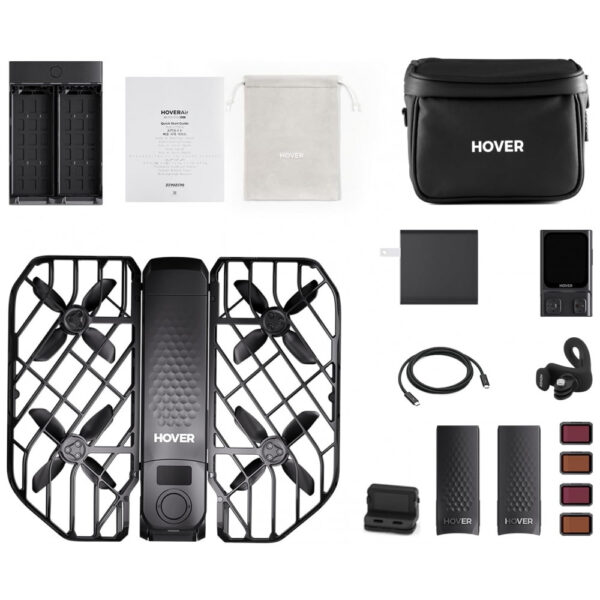 Câmera Voadora X1 PRO 4K Action, Drone Dobrável com Velocidade de Seguimento de 42 KMH, 10 Modos de Voo Totalmente Automáticos, HOVERAir