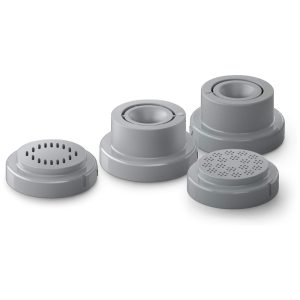 Kit Discos de Moldagem Para Massas 4 em 1 Pappardelle Tagliatelle Cabelo de anjo e Lasanha PHILIPS HR2484 00 Branco