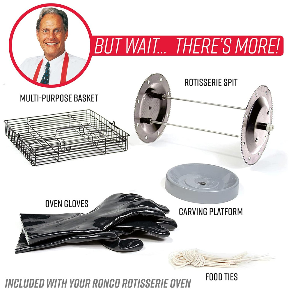 Churrasqueira Grill Rotisserie com Temperatura Ajustável 110V 1500W Ronco 5500 Prata - Imagem 7