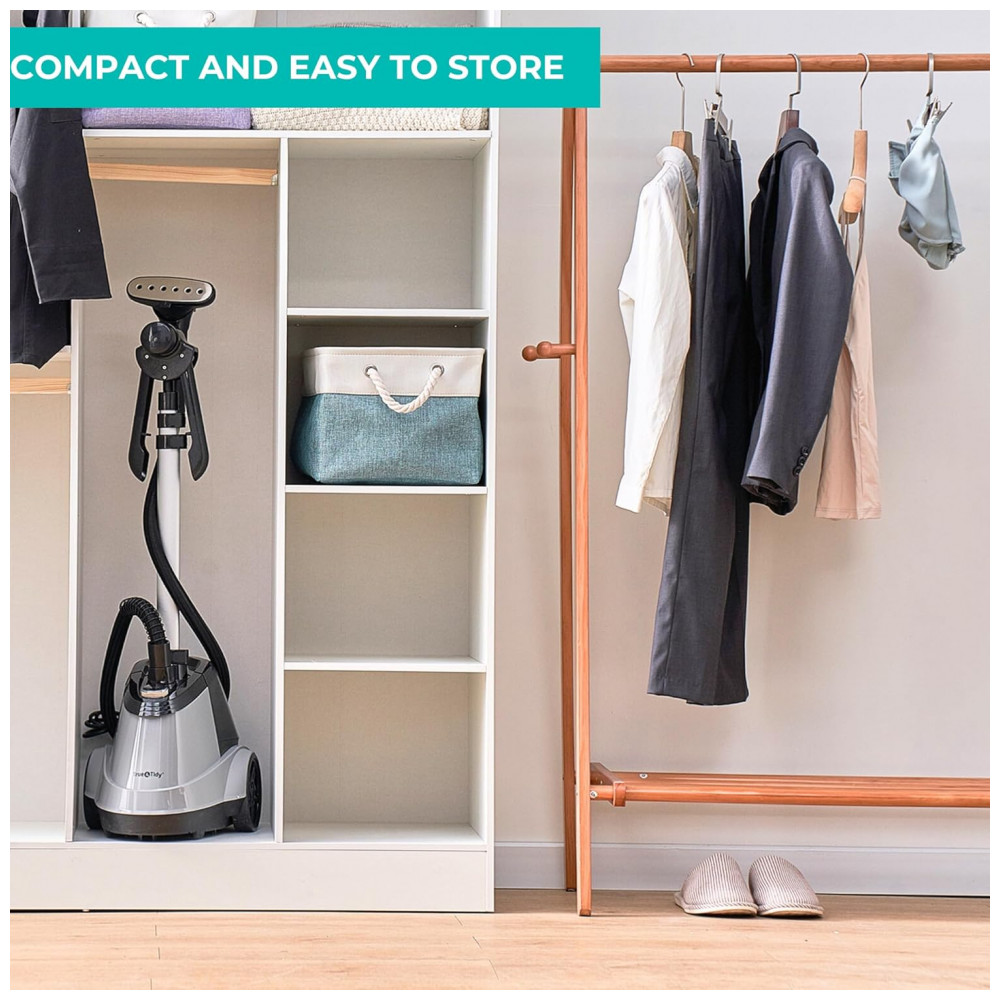 True Tidy Passsadeira, Vaporizador e Steamer de Roupas Comercial Pesado 1800W para Uso Residencial e Comercial, - Imagem 7