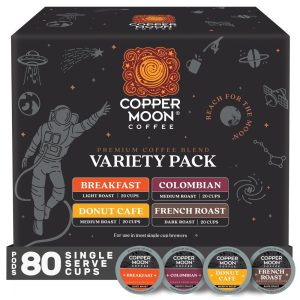 Cápsulas de café da para cafeteiras Keurig 2.0 K pacote variado COPPER MOON SYNCHKG098586 Marrom