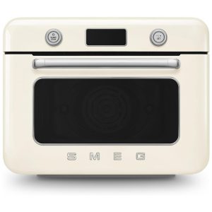 Forno Combinado de Bancada Retrô Smeg Creme 30L Ar Forçado Vapor e Air Fry 1800W 110V