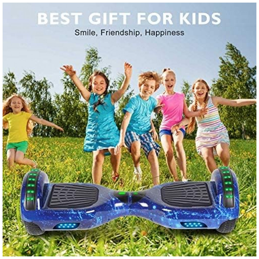 Hoverboard LIEAGLE 6,5" A006 Star Blue com Rodas LED e Bluetooth para Crianças e Adultos - Imagem 7
