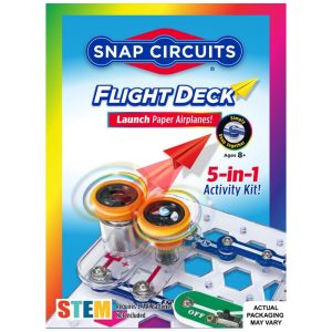 Snap Circuits Flight Deck – Kit Educacional de Eletrônica e Física para Crianças a Partir de 8 Anos