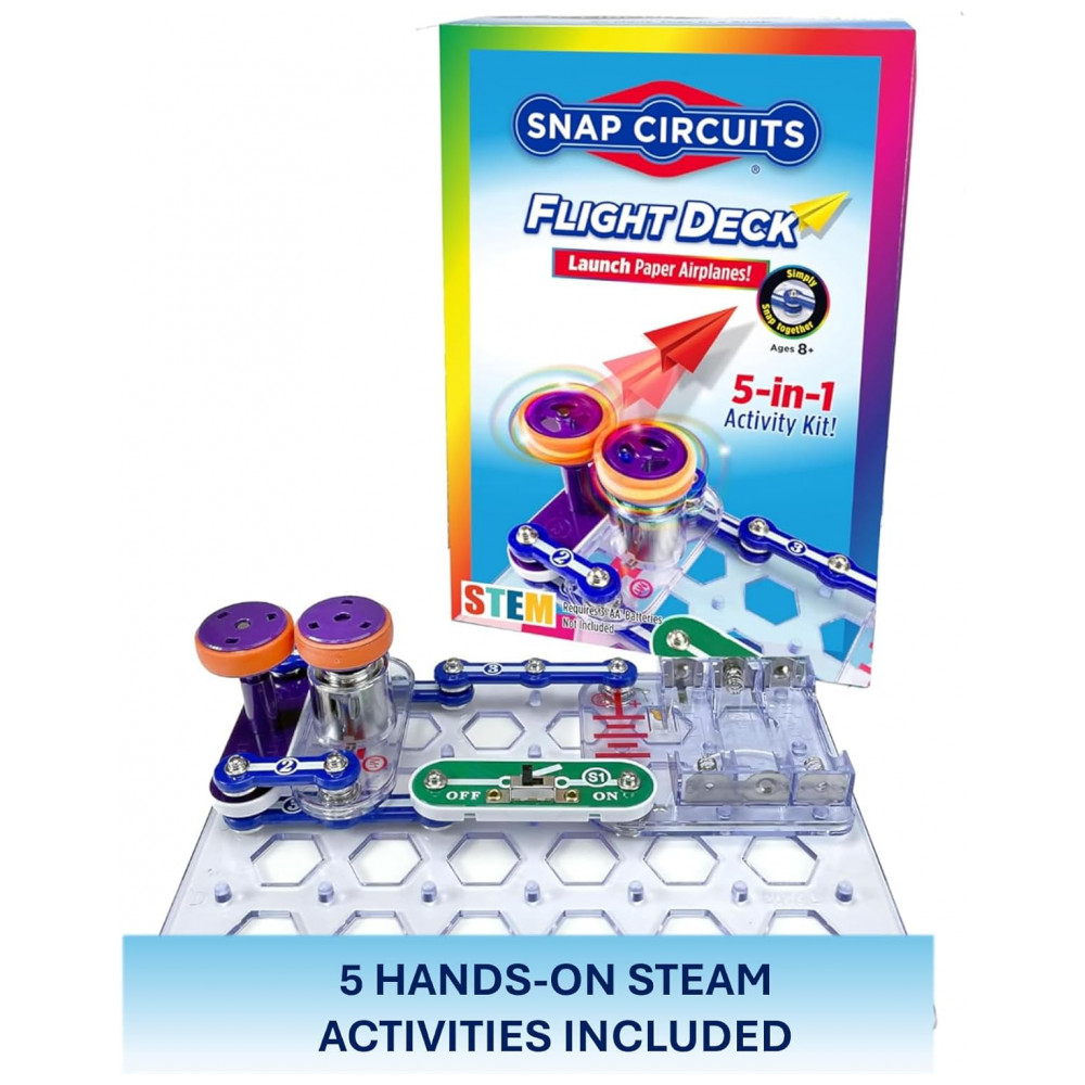 Snap Circuits Flight Deck – Kit Educacional de Eletrônica e Física para Crianças a Partir de 8 Anos - Imagem 2