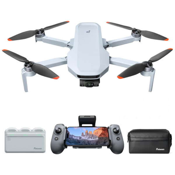 Potensic Atom 2 Drone com Câmera para Adultos Vídeo 4K, Foto 8K, Menos de 249g, Gimbal de 3 Eixos, Transmissão de 10KM, Rastreamento por IA, Captura V