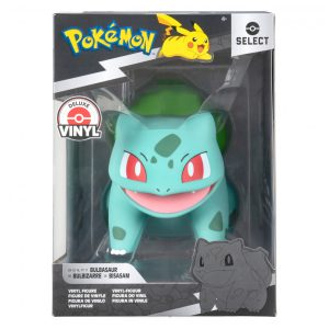 Figura Pokémon Bulbasaur Select 20cm em vinil rígido para exposição e coleção
